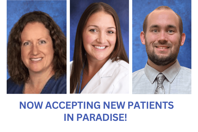 Adult Care Providers Accepting New Patients in Paradise Paradise(02)