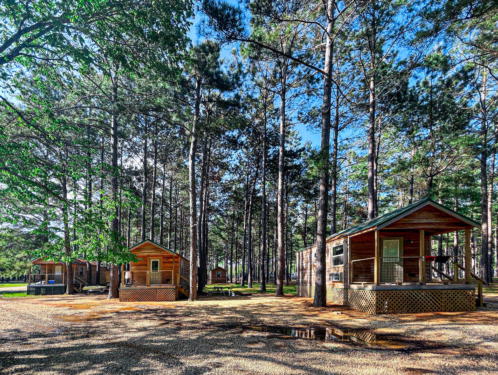 Country living surrounded by the angeles national forest. The Hideaway Cabins Paradise Ranch RV Resort