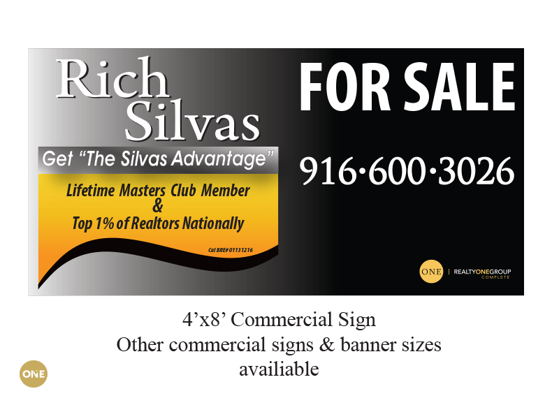 Realty One Group Complete 30 x 24, 24 x 24, 18 x 24, 23 Paradise Signs