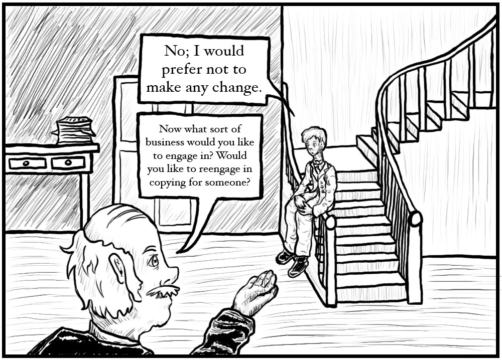 Bartleby the Scrivener Illustrations Paradox Now