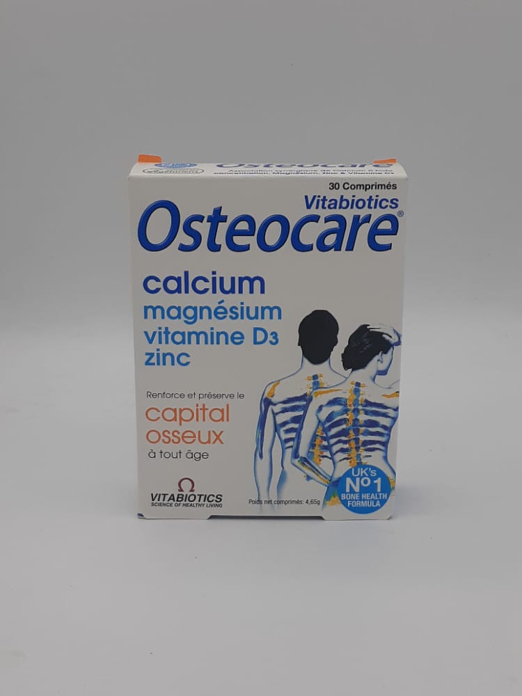 VITABIOTICSOSTEOCARECalcium magnésium vitamine D3 zinc Strong bones