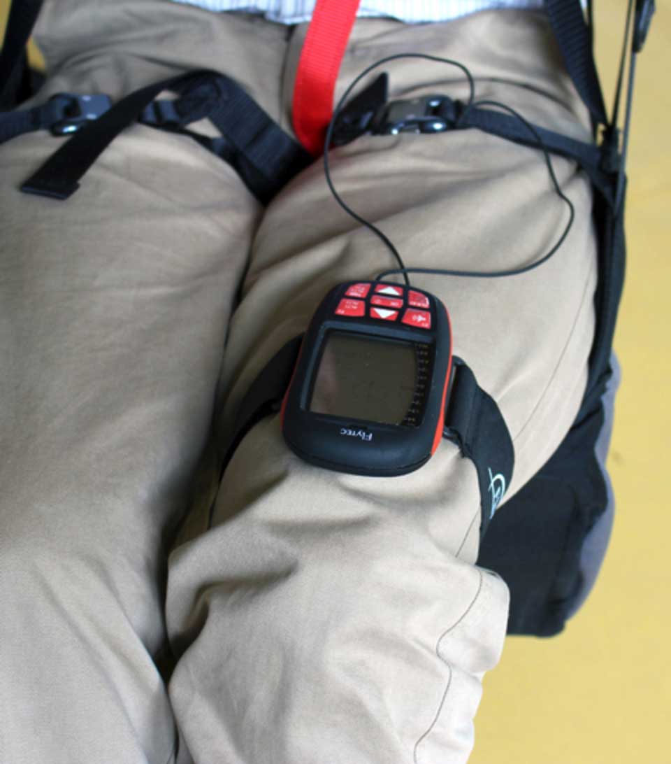 Flytec basic leg strap for paraglider pilot