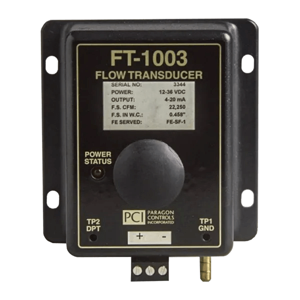 FT1000 Series Air Volume/Velocity Transducers Paragon Controls