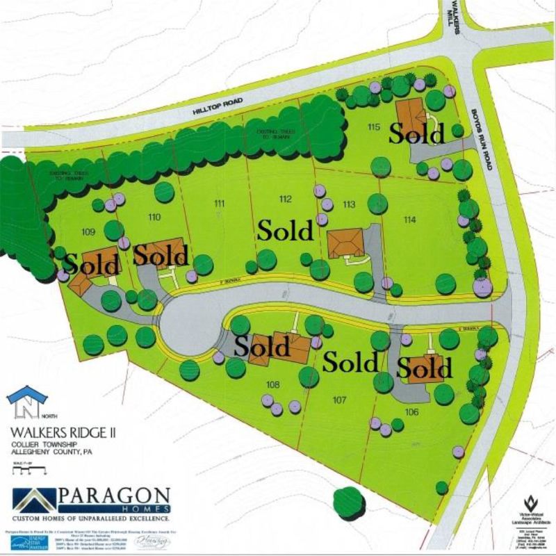 Walkers Ridge Pittsburgh Custom Home Builder Paragon Homes