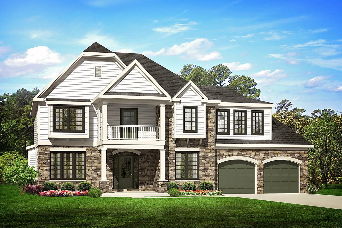 Livingston Plan Pittsburgh Custom Home Builder Paragon Homes