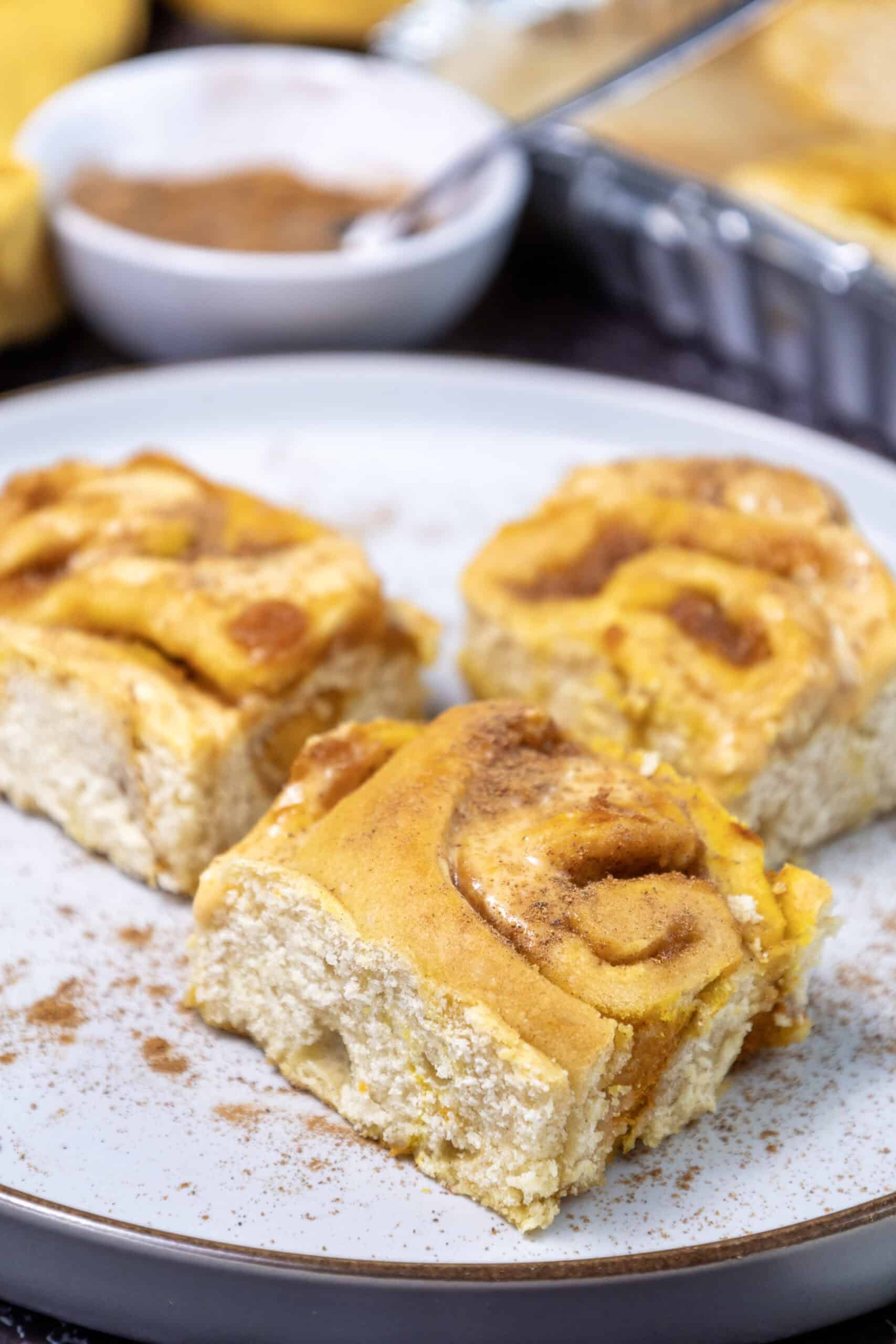 Pumpkin Cinnamon Rolls