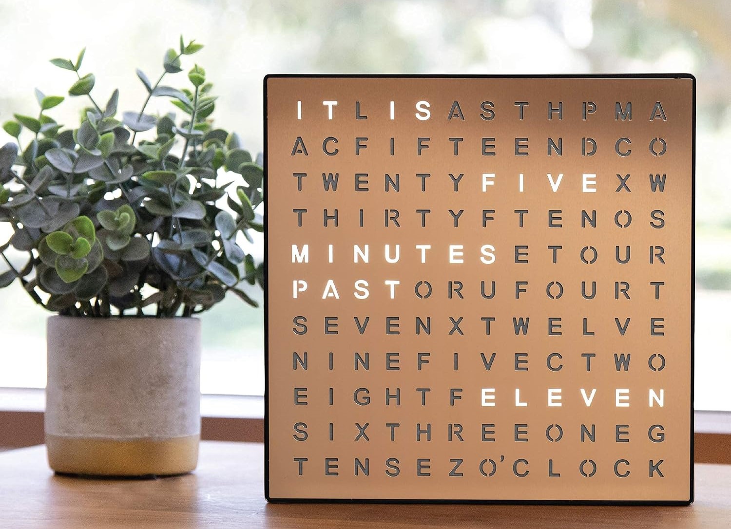 SharperImageLEDLightUpWordClock Parametric Architecture