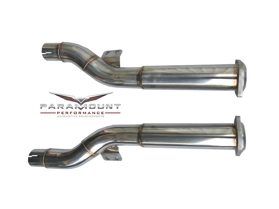 Ferrari 599 exhaust cat delete 599 cat bypass pipe IPE exhaust