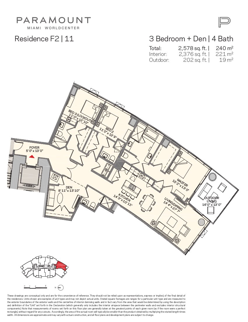 ResidenceF211 Paramount Condo for Sale