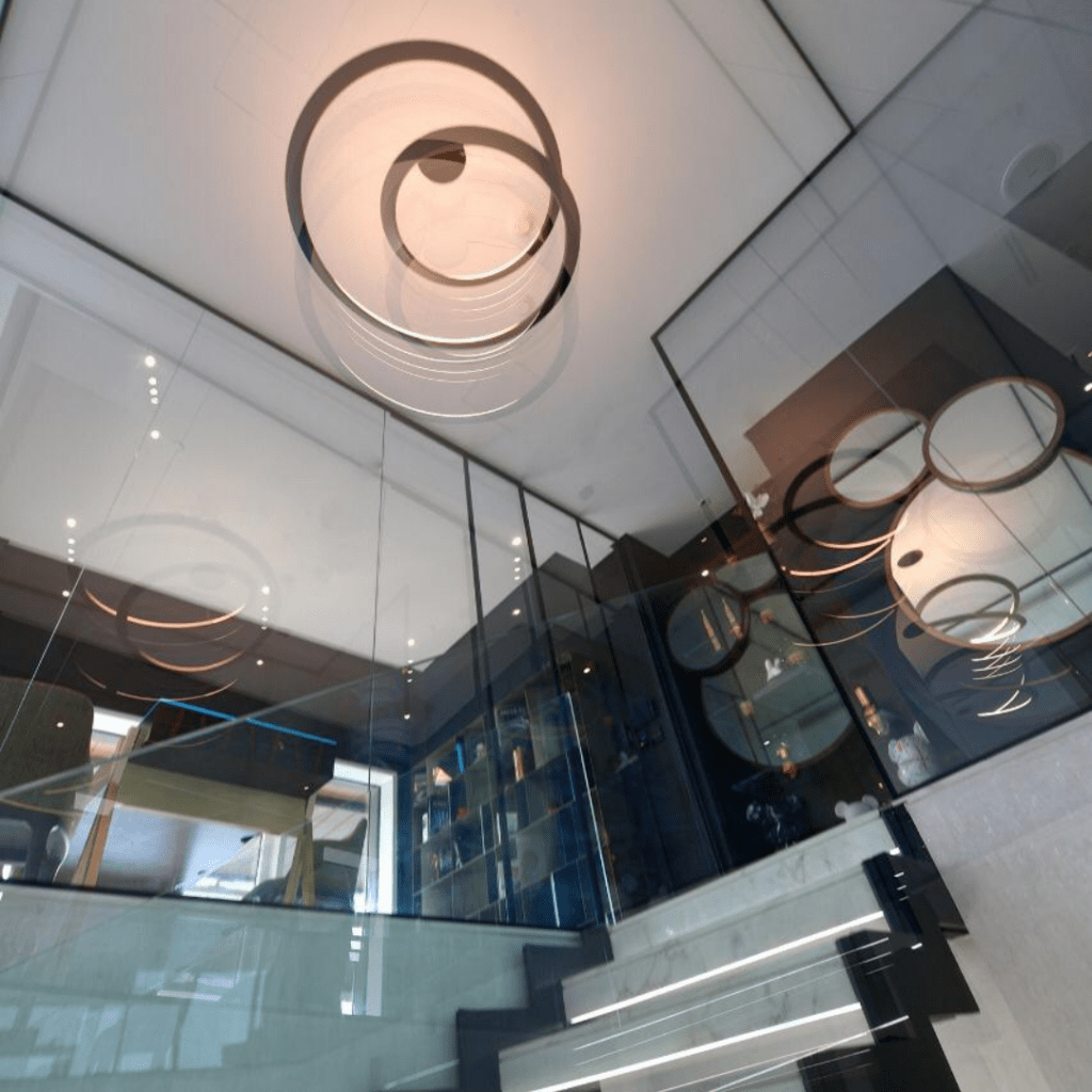 Glass Balustrade Stairs Cost Glass Railings UAE
