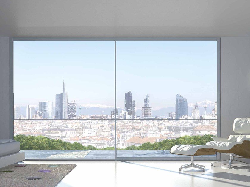 Slim line Aluminium Internal Sliding Doors Cost UAE Slim Profile Doors