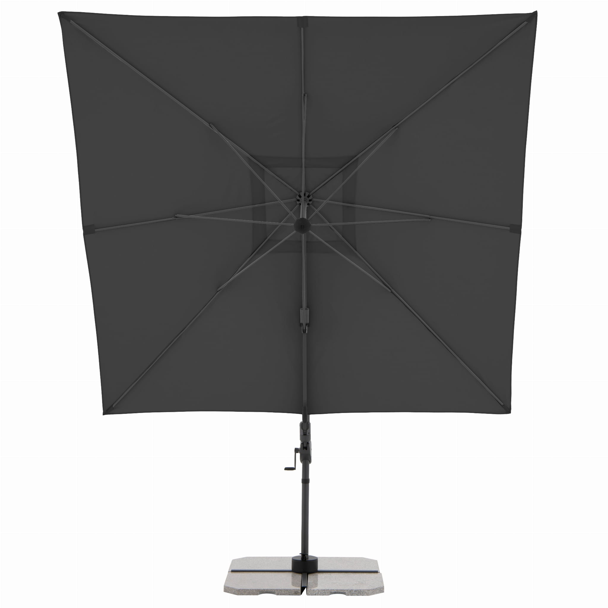 Parasol ogrodowy z bocznym masztem Derby DX 280x280 antracyt Cena