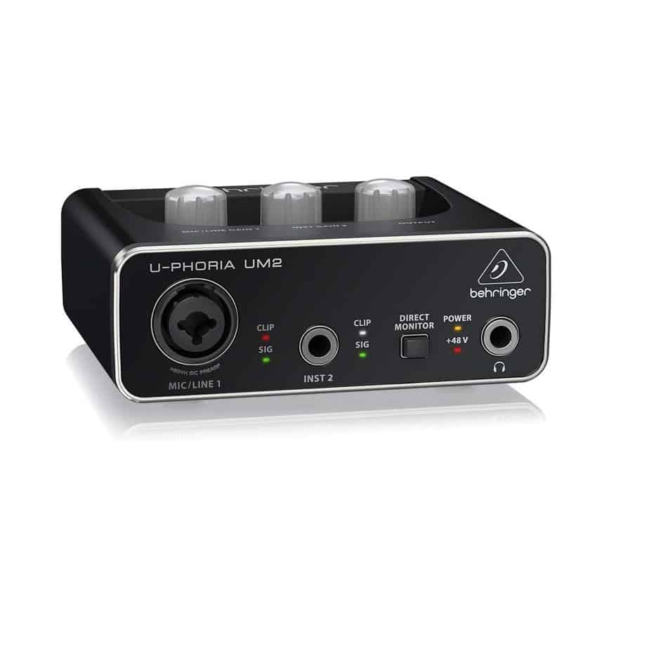 BEHRINGER UPHORIA UM2 2X2 USB AUDIO INTERFACE