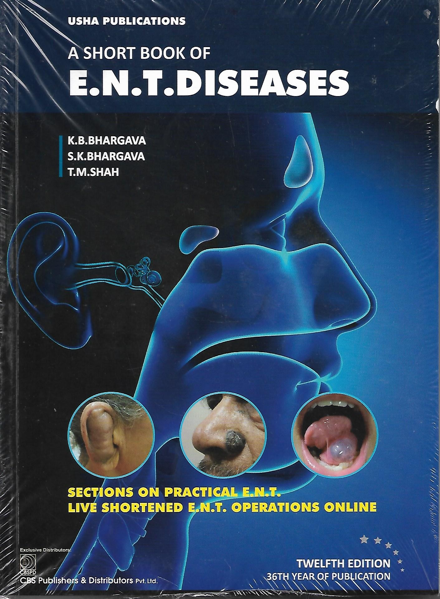 Short Textbook of ENT Diseases 12th/2022 Best Online Medical Book Store
