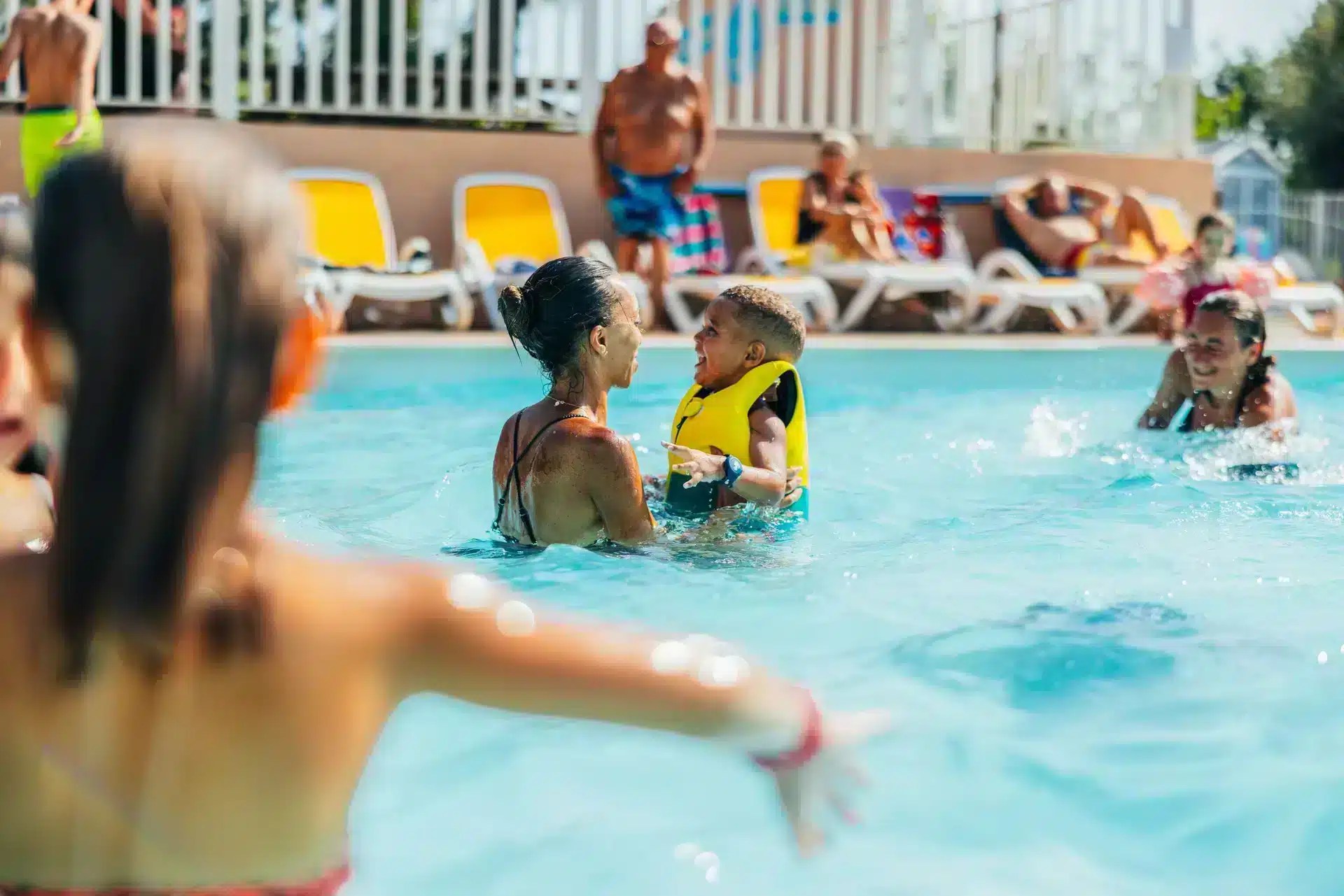 Camping waterpark Cannes Espace aquatique Côte d'Azur