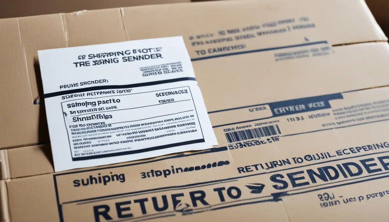Returning to Sender How to Get a Refund for a Return to Sender Package