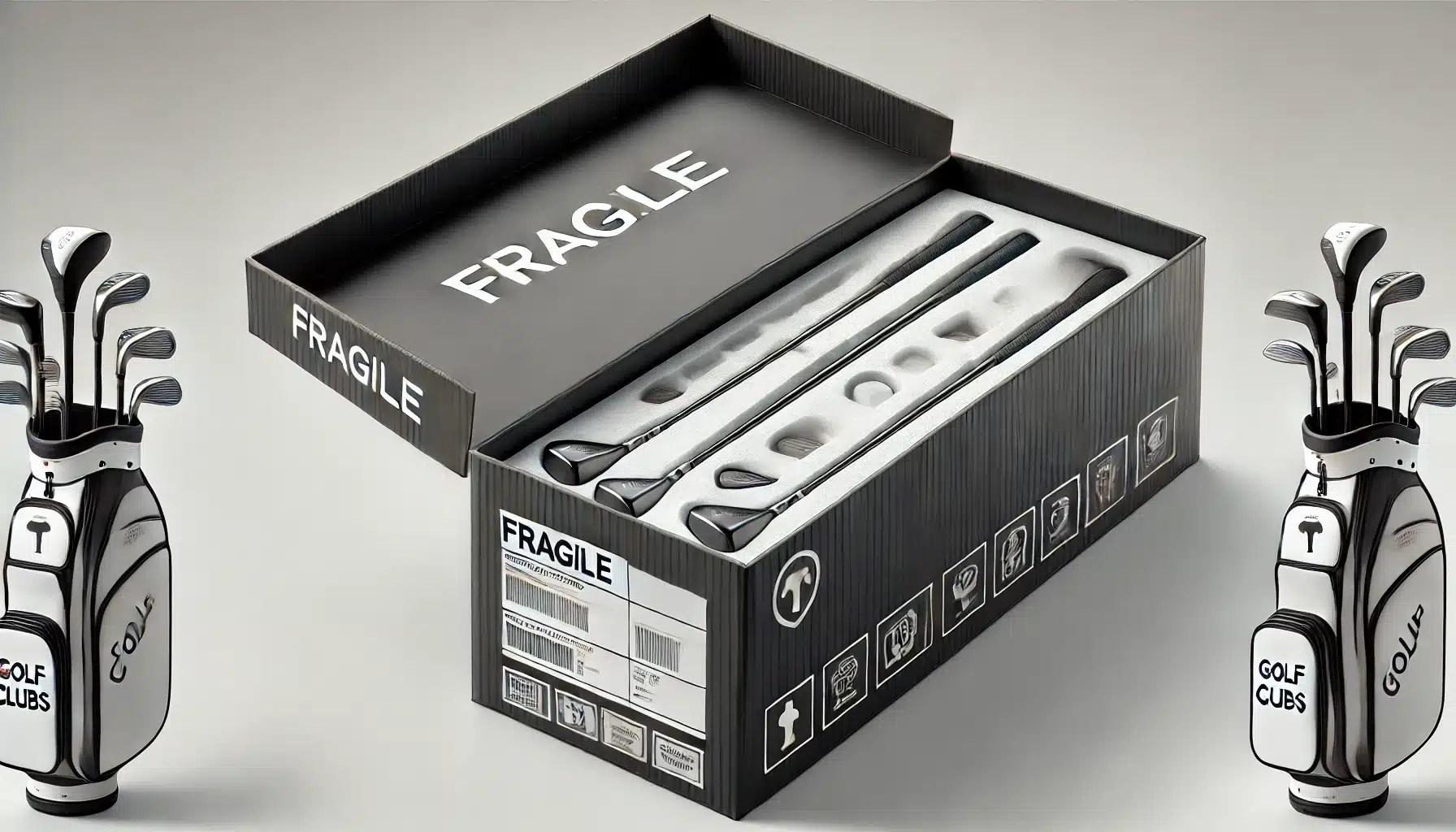Golf Club Shipping Box Secure Packing Guide ParcelPath