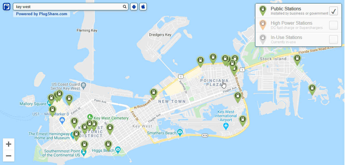 Electric Vehicle Charging Stations in Key West John Parce Real Estate