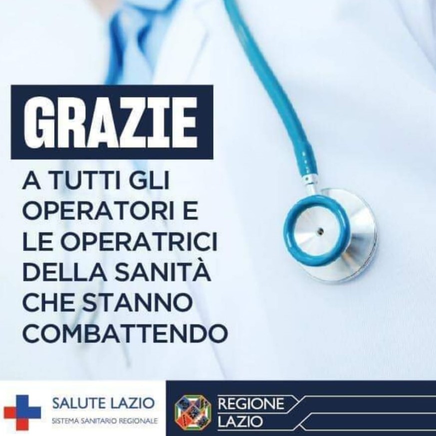 GRAZIE A TUTTI GLI OPERATORI SANITARI Parco dei Monti Lucretili