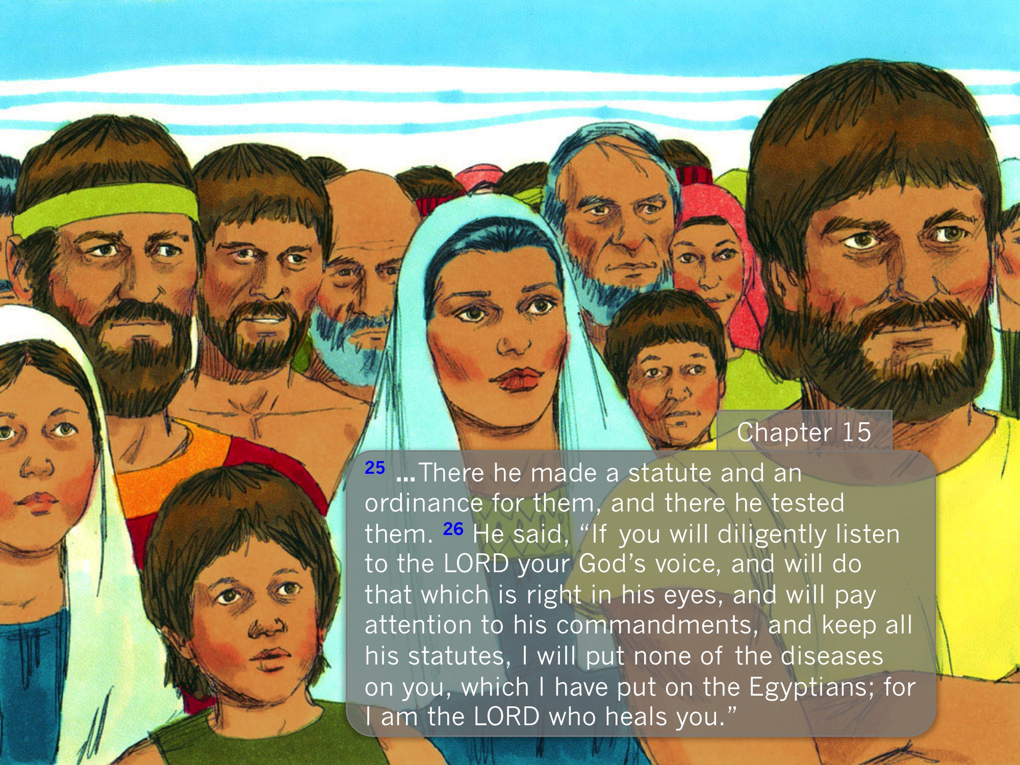 Bitter Water At Marah (Exodus 152227) PnC Bible Reading Illustrated Bible Scriptures