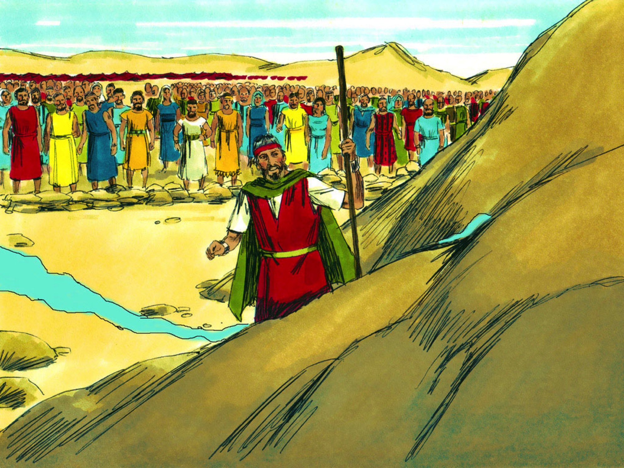 Bitter Water At Marah (Exodus 152227) PnC Bible Reading Illustrated Bible Scriptures
