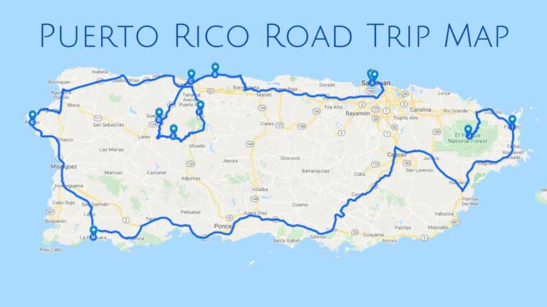 The Perfect Puerto Rico Road Trip Itinerary For 4-7 Days (with Map!)