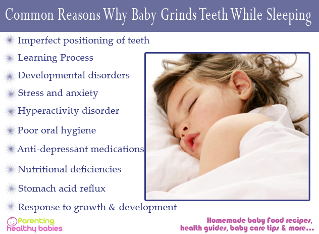 Why Does my Baby Grinds Teeth While Sleeping?