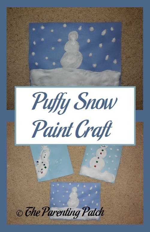 Puffy Snow Paint Craft