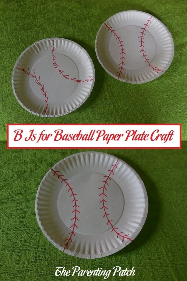 B Is for Baseball Paper Plate Craft Parenting Patch