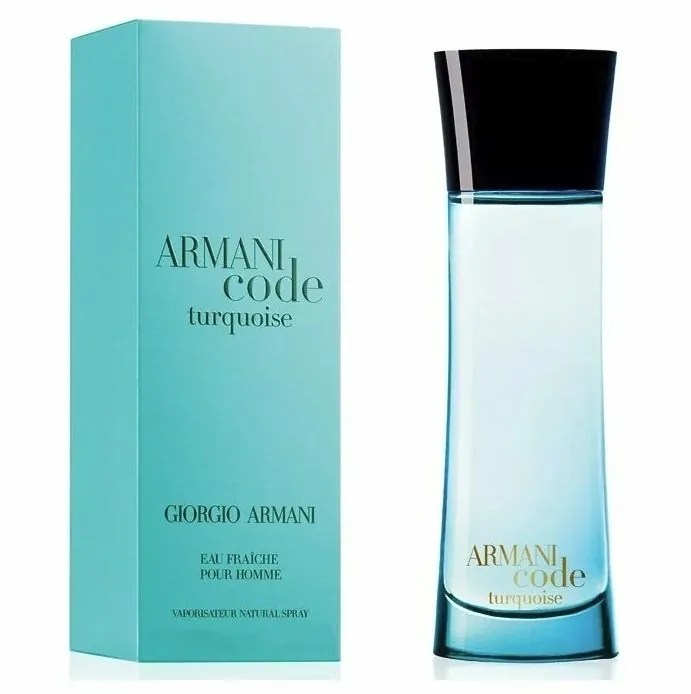 Armani Code Turquoise eau fraiche for man 75 ml.