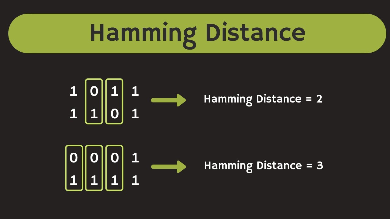 Hamming Distance Explained with Example ParikshaPatr