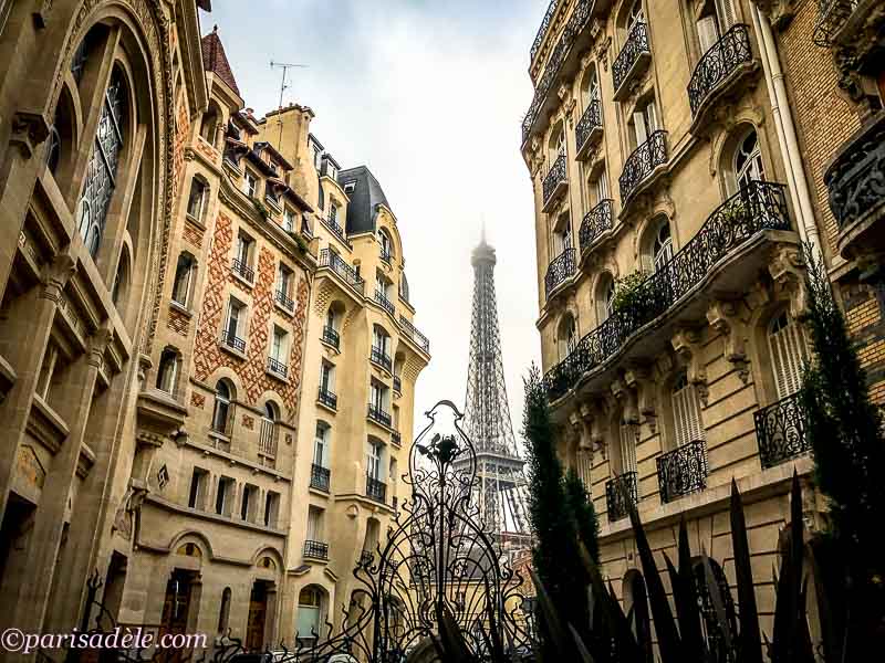 Lavirotte Building and Square Rapp Paris Adèle