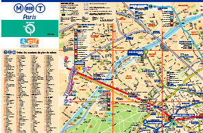 Paris Map English Afp Cv