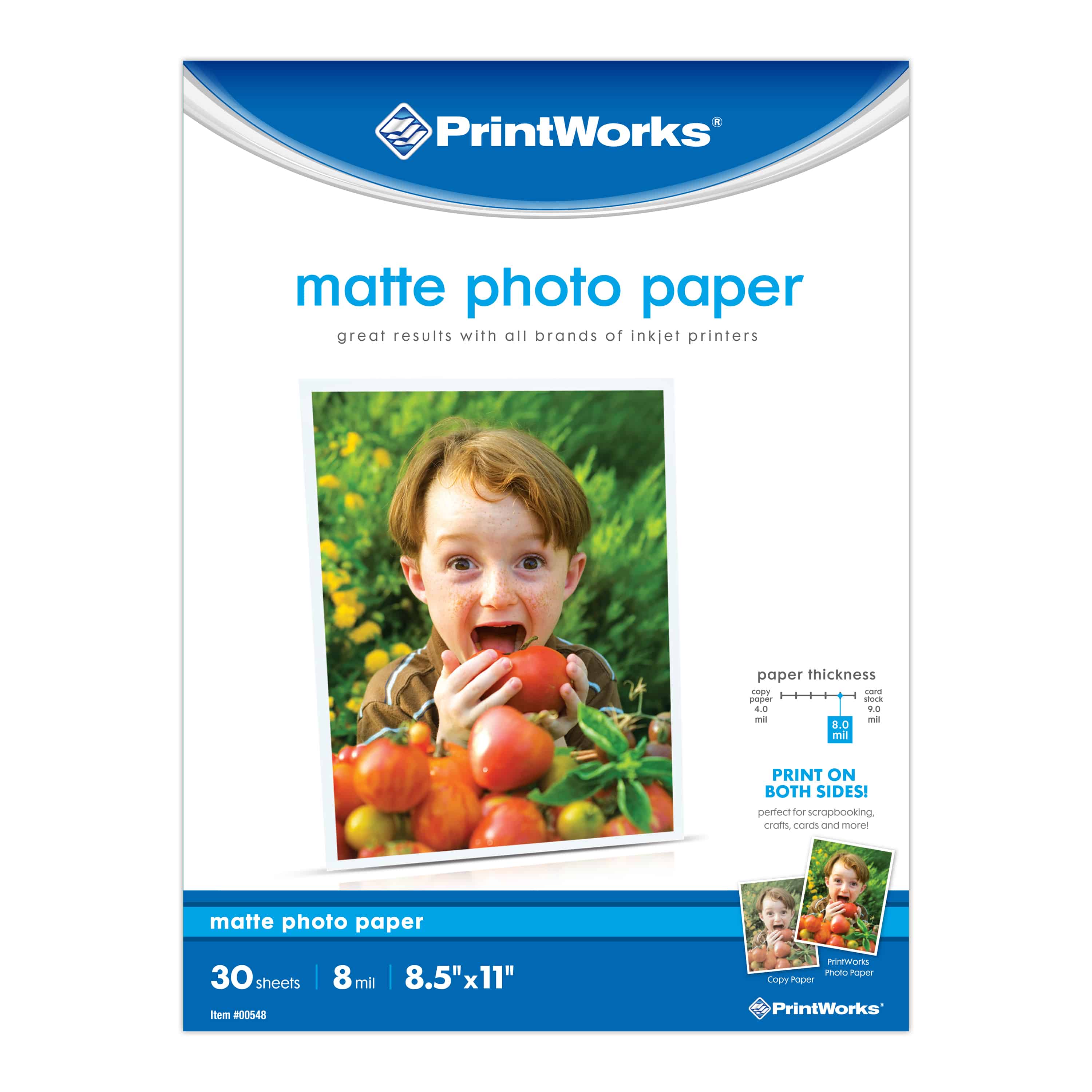 PrintWorks Matte Photo Paper Paris Corporation