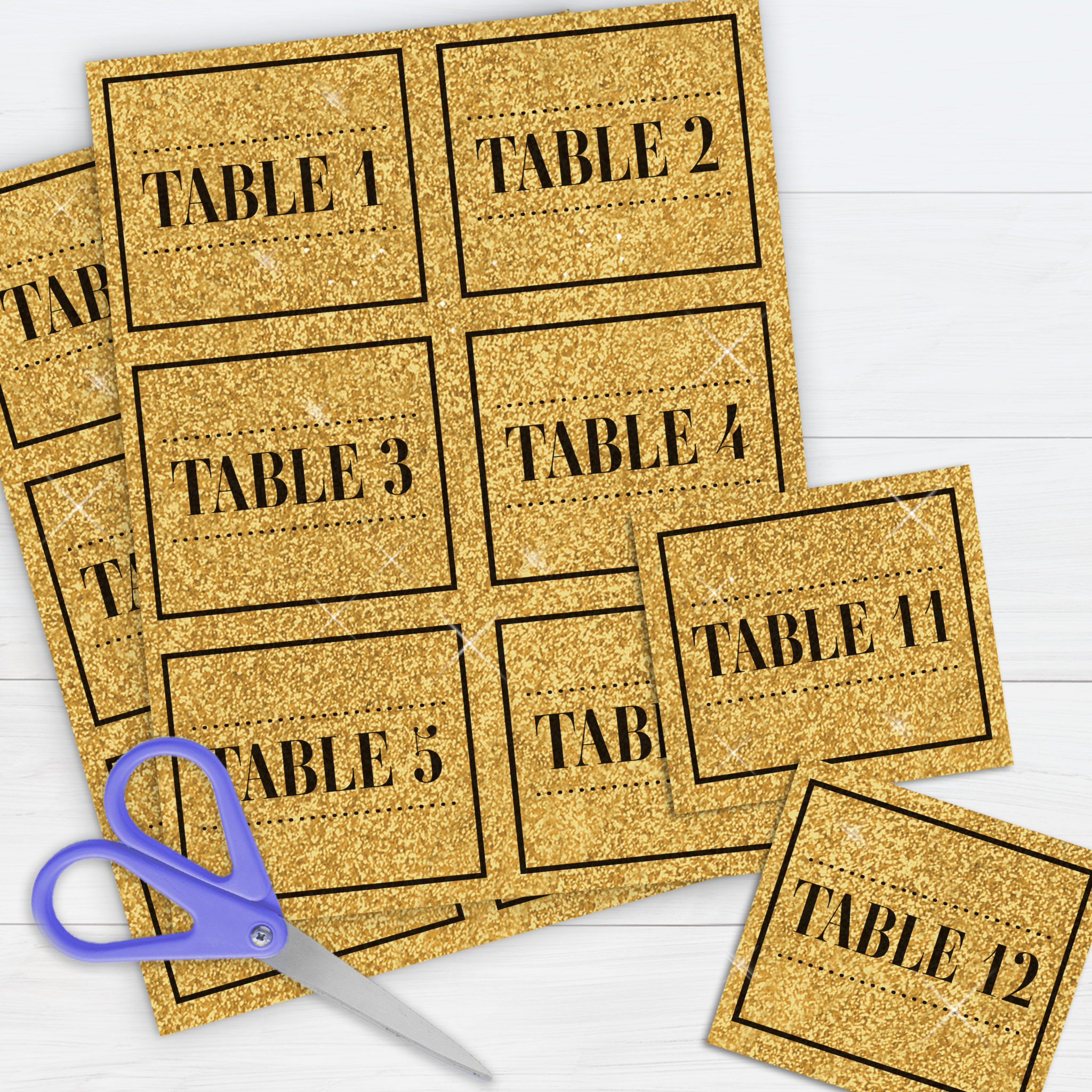 Gold Glitter Cardstock by PrintWorks Paris Corporation