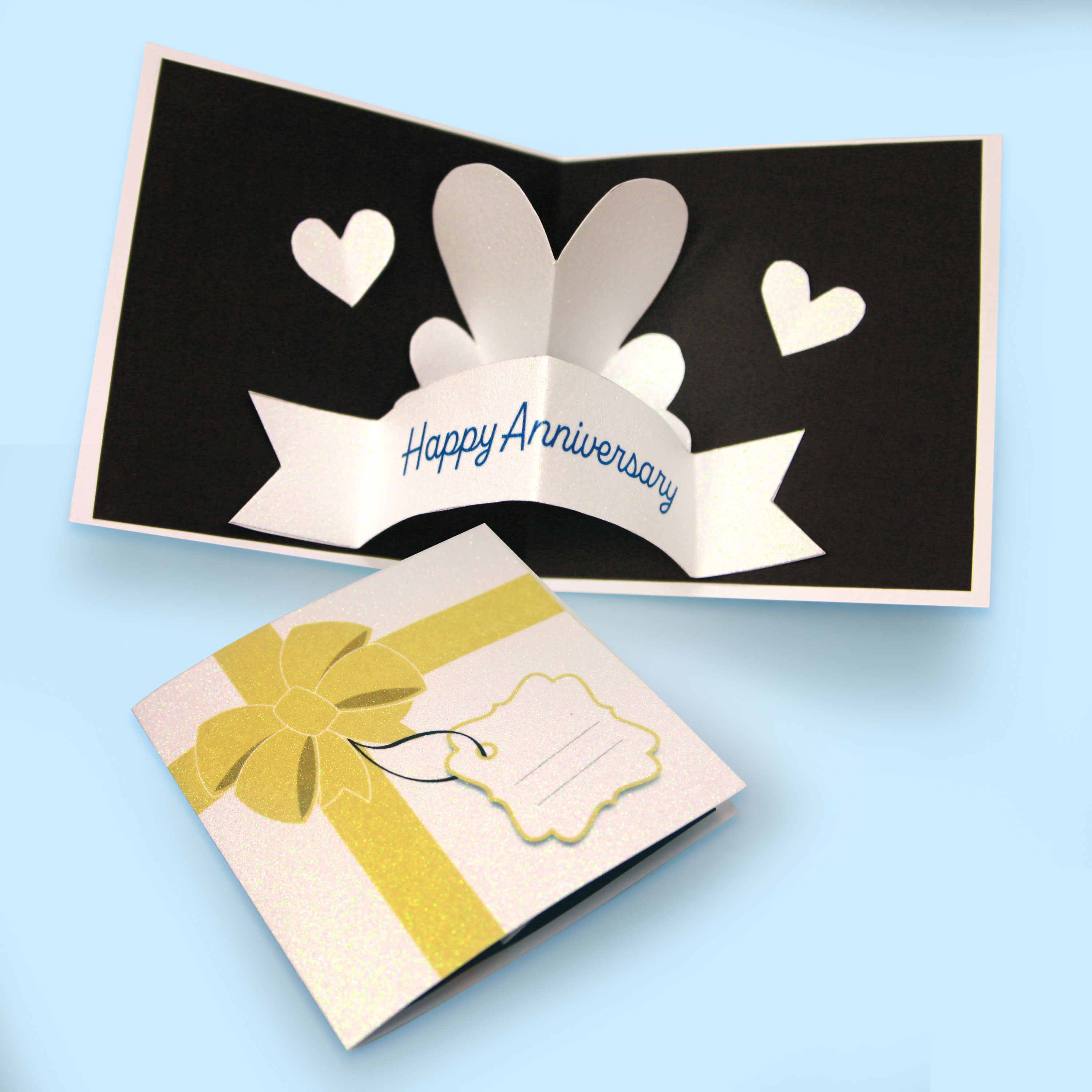 Anniversary Gift Card Free Printable and SVG file from PrintWorks