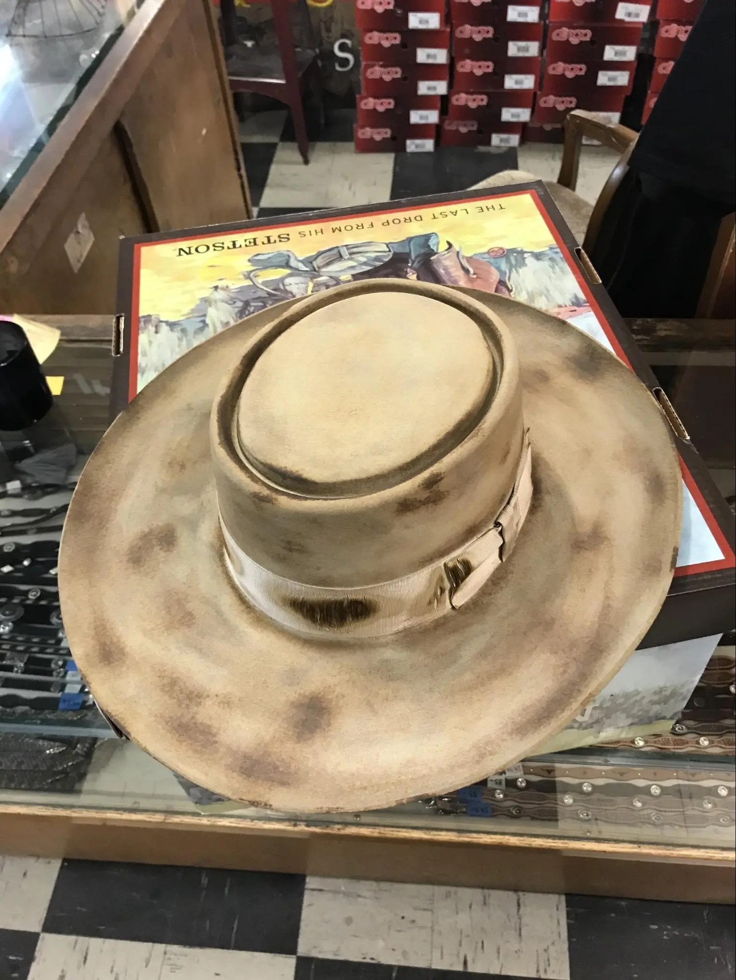 Distressed Hats Paris Hatters