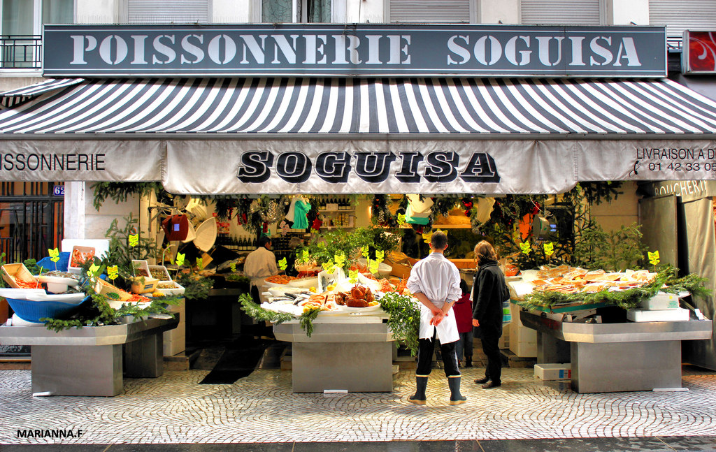 Poissonnerie Soguisa, rue Photo, staticflickr Paris Plus