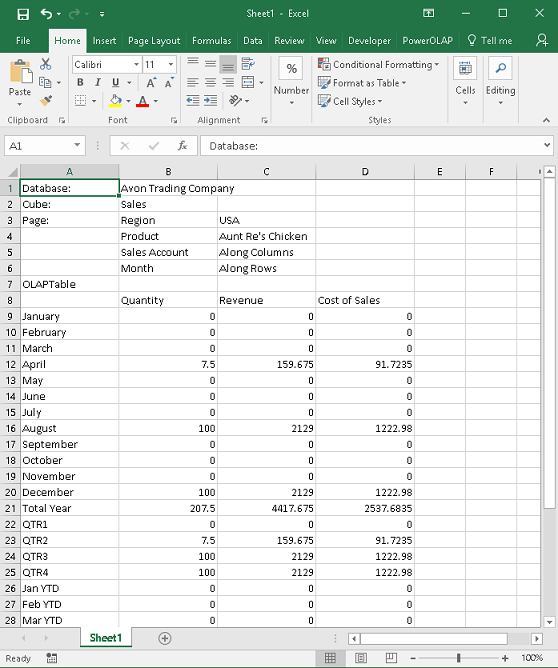 Introduction to Excel Integration