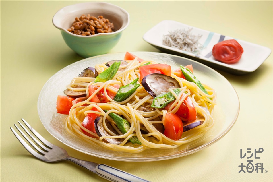 夏野菜の冷製パスタのレシピ・作り方｜レシピ大百科（レシピ・料理）｜【味の素パーク】 スパゲッティやトマトを使った料理