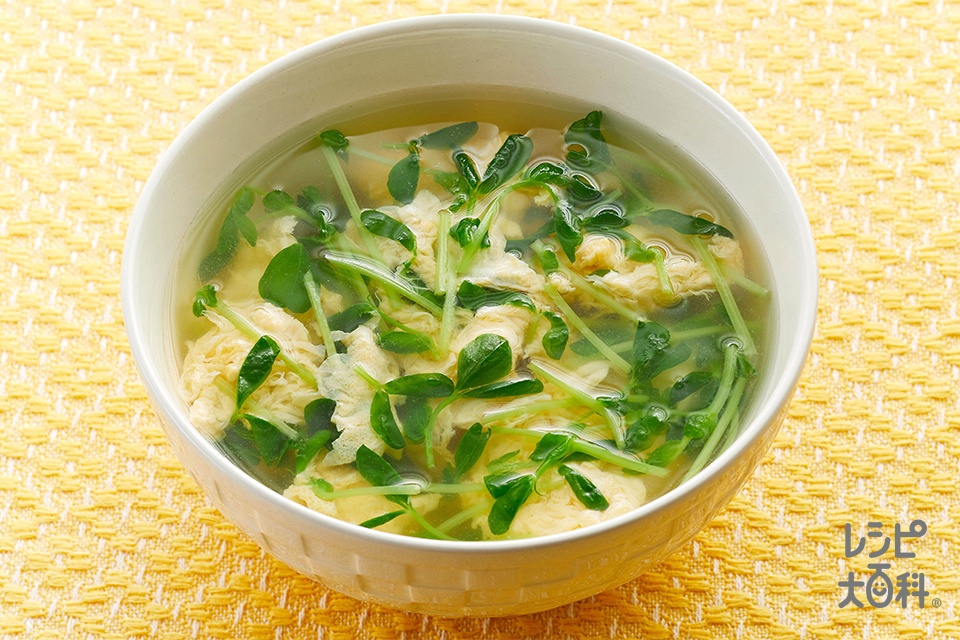 簡単・おいしい♪丸鶏ふわ玉豆苗スープの人気レシピ・作り方・献立｜【味の素パーク】の料理・レシピサイト‐レシピ大百科
