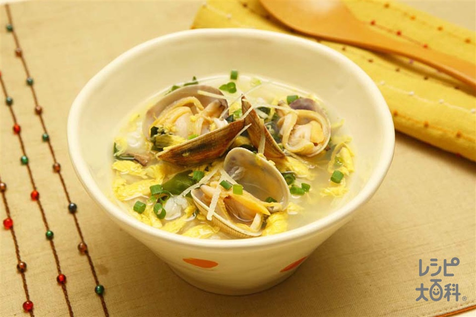 あさりと生姜のスープかけごはんのレシピ・作り方｜レシピ大百科（レシピ・料理）｜【味の素パーク】 ご飯やあさり（殻