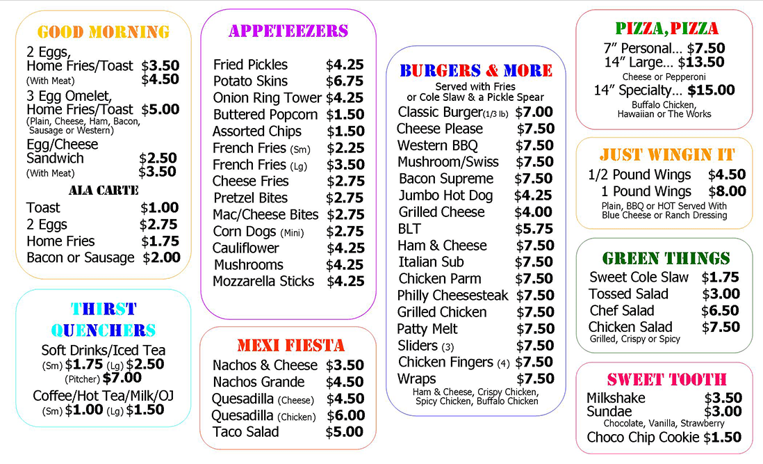 Snack Bar Park Lanes Bowling Heath OH