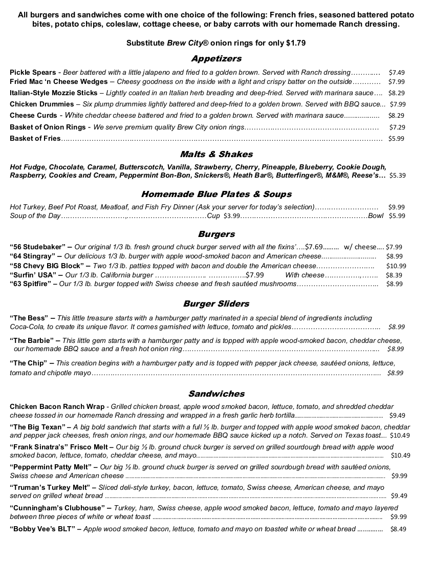 Park Diner St. Cloud Waite Park MN Park Diner