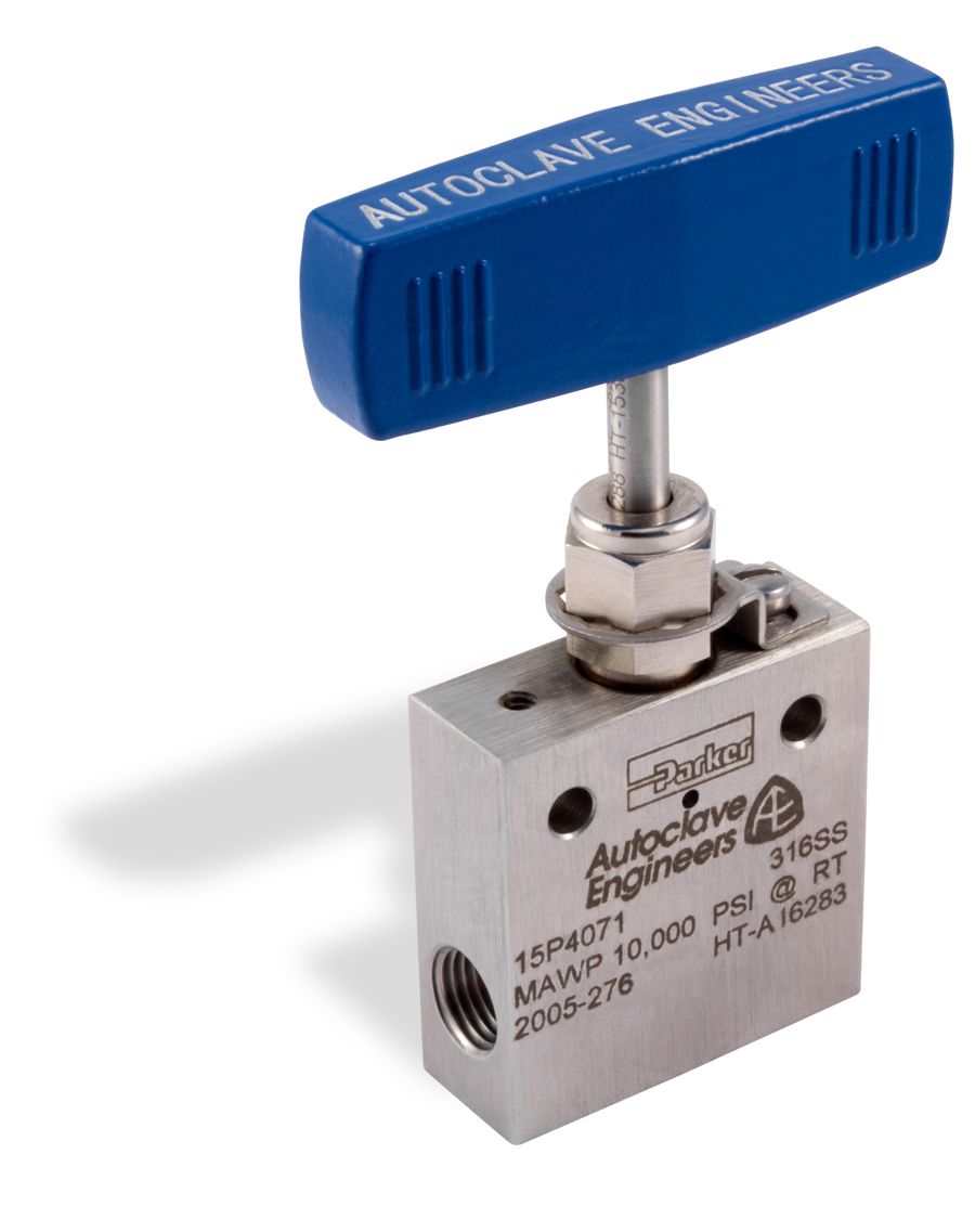 P Series Pipe Low Pressure Needle Valves On Parker / Autoclave Engineers FCD