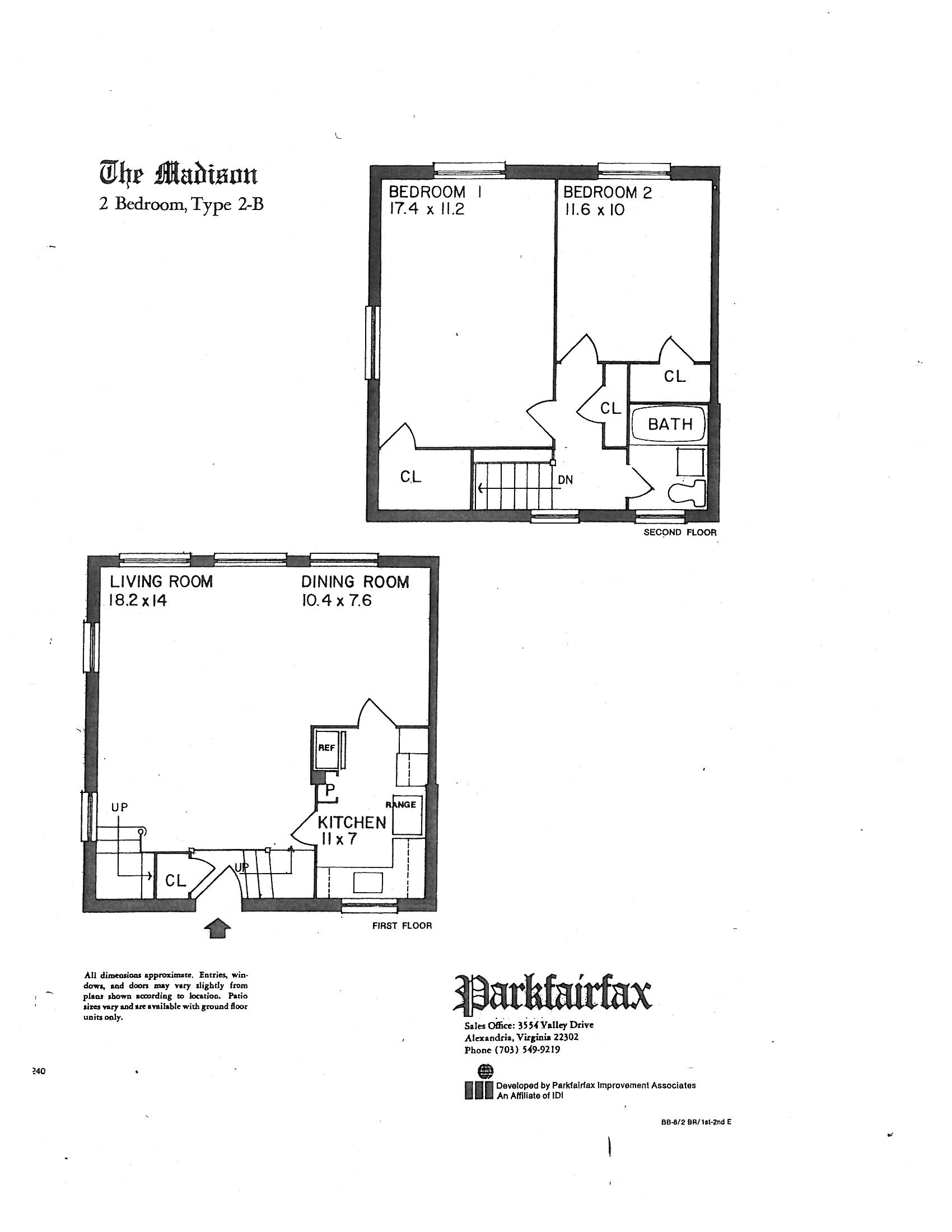 Floor Plans Parkfairfax