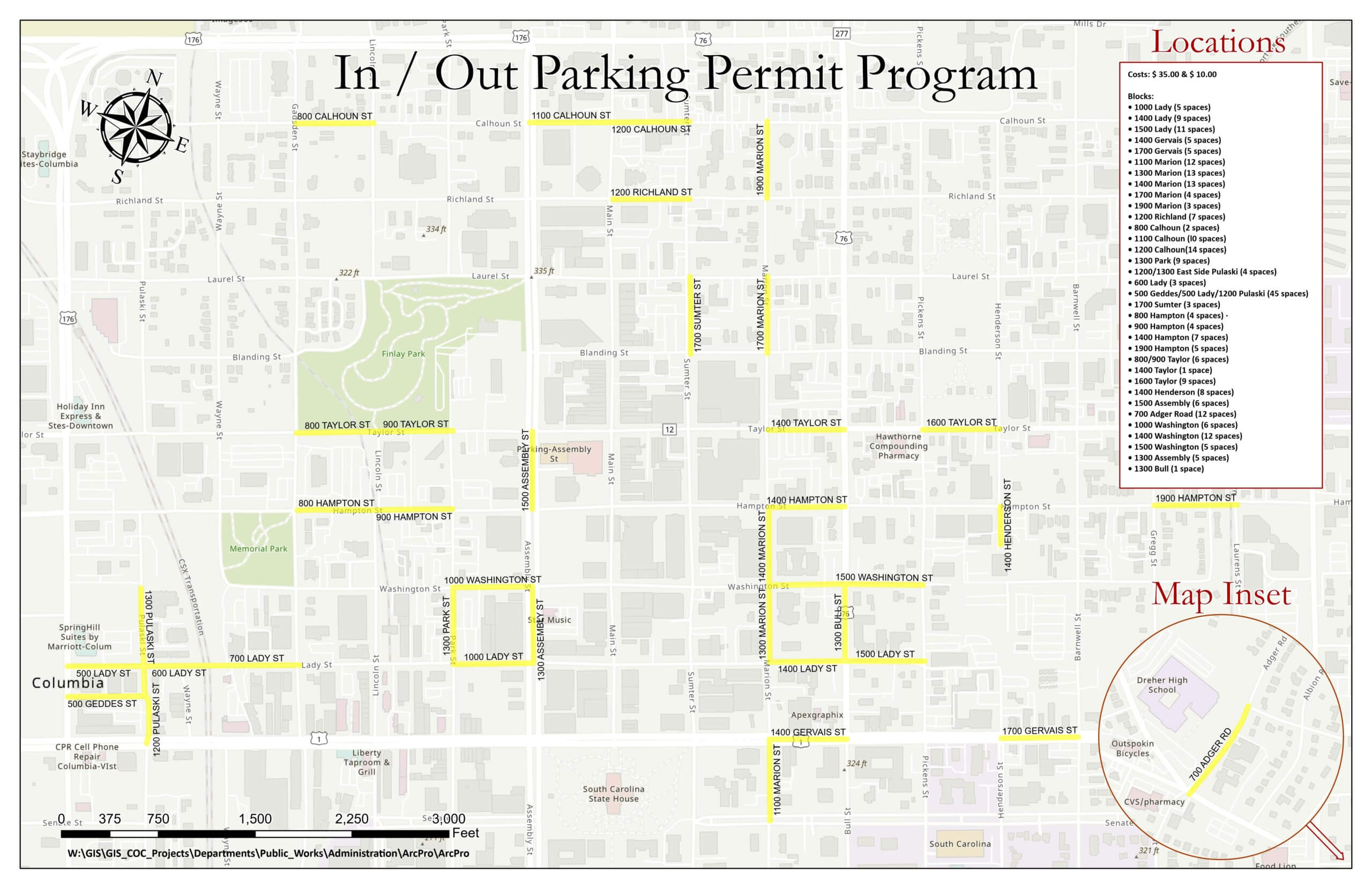Permits Parking Division City of Columbia