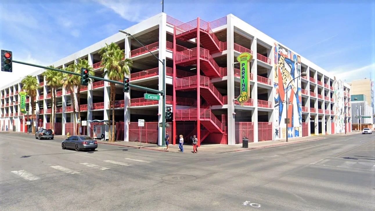 Fremont Street Experience Parking Garage & LowCost Lots