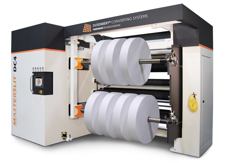 Slitter Rewinders Cantilevered Center Slitter Rewinder Dusenbery