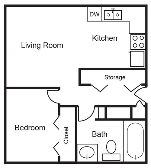 Floorplans Park Ridge Apartments